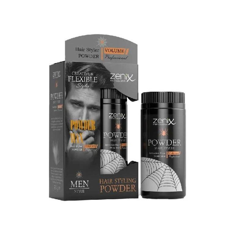 پودر حالت دهنده و حجم دهنده مو زنیکس Zenix مدل Volume حجم 20 گرم