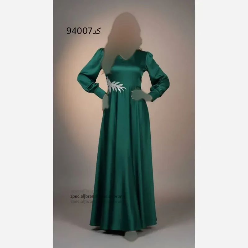لباس مجلسی زنانه حدیث پارچه حریر شنی