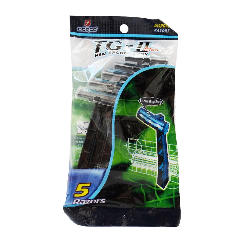 خودتراش مردانه 2 تیغ دورکو مدل TG-II بسته 5 عددی