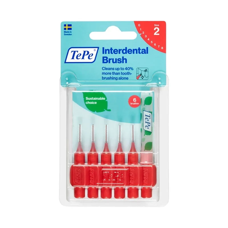 مسواک بین دندانی ته په مدل Angle IDbrushسایز 0 بسته 6 عددی