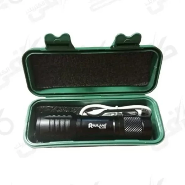 چراغ قوه پلیسی RUILANG شارژی زوم دار بدنه فلزی مدل RL-535