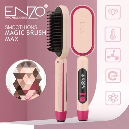 برس حرارتی هوشمند جادویی انزو ENZO PROFESSIONAL SALON ITALY4102 MAGIC BRUSH 4102MAX