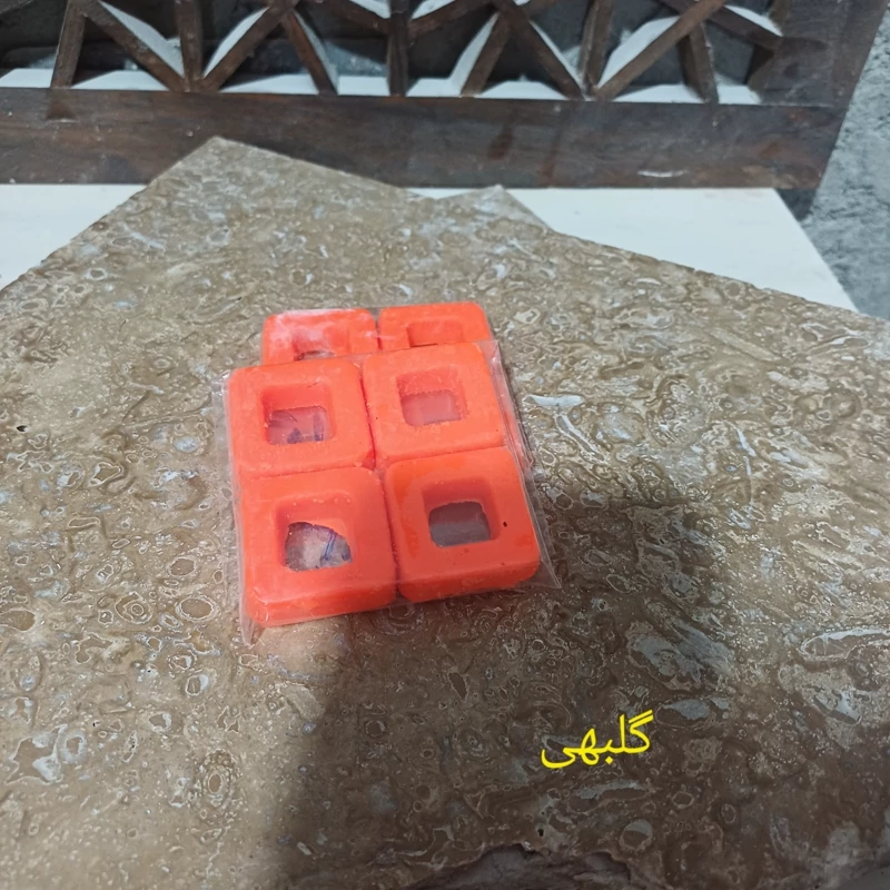 رنگ مکعبی گلبهی کد583 شمع سازی