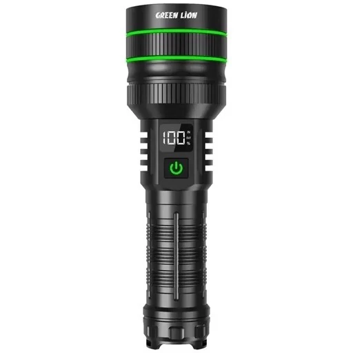 چراغ قوه 3 هزار لومنی با برد 1200 متر گرین لاین مدل GNHR3000LMBK