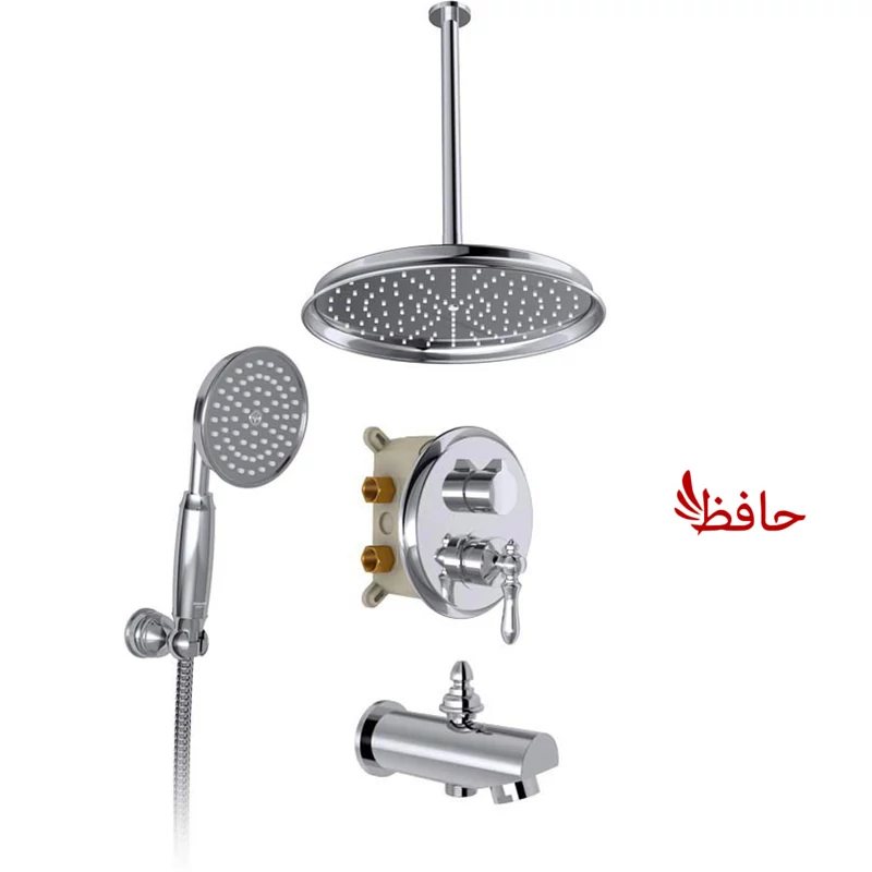 شیر حمام توکار شودر مدل زیگموند طلایی تیپ 2 BRASS (پسکرایه)