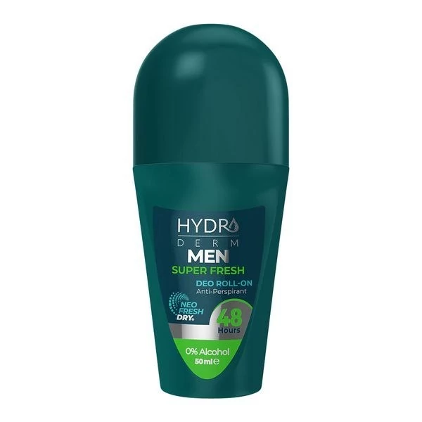رولان ضد تعریق آقایان سوپر فرش هیدرودرم Super Fresh Men Deo Roll On Anti Perspirant Hydroderm