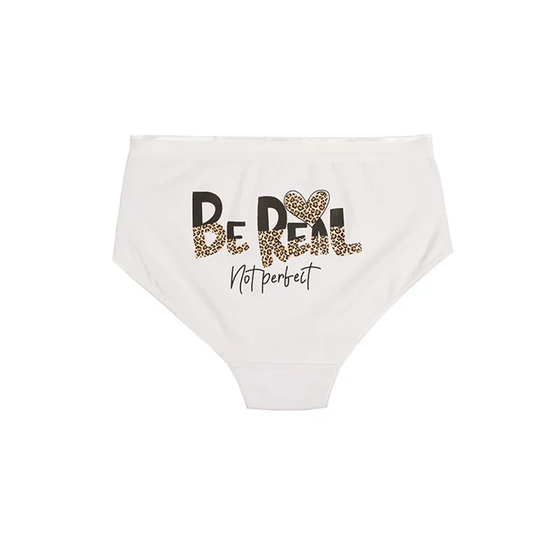 شورت زنانه اسلیپ پشت چاپی طرح bereal برند نارین سایز 2XL نخ و پنبه