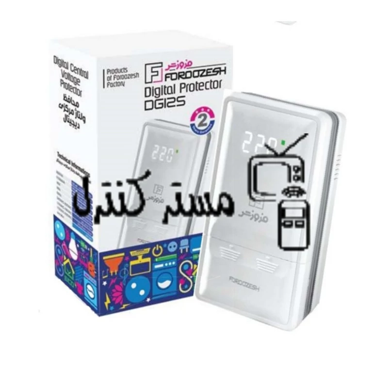محافظ ولتاژ دیجیتالی پیش کنتوری فروزش 40 آمپر