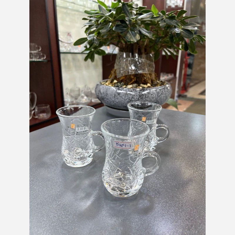 فنجان بلور DELI پک 6عددی