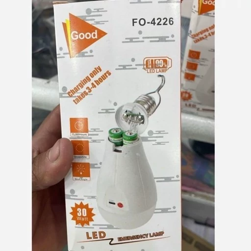 چراغ شارژی متفرقه لامپ LED اضطراری مدل FO-4226