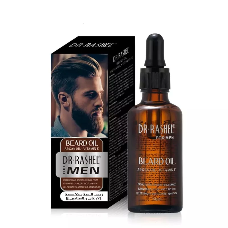 روغن ریش دکتر راشل مدل روغن آرگان و ویتامین E حجم 50 میلی لیتر