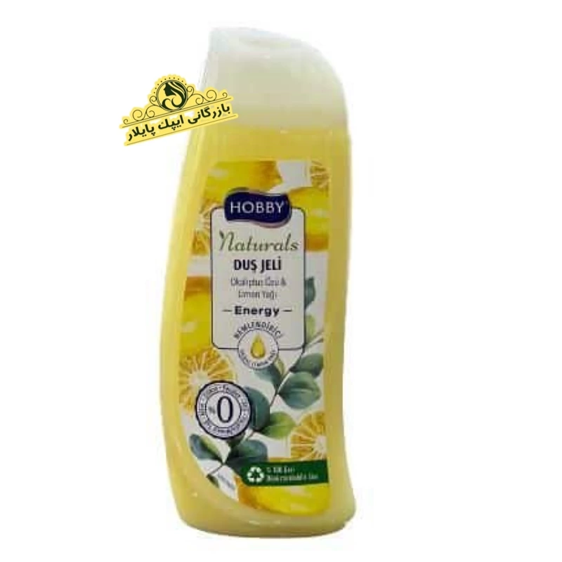 شامپو بدن هوبی سری Naturals مدل Energy حاوی عصاره اکالیپتوس و روغن لیمو 500 میلی