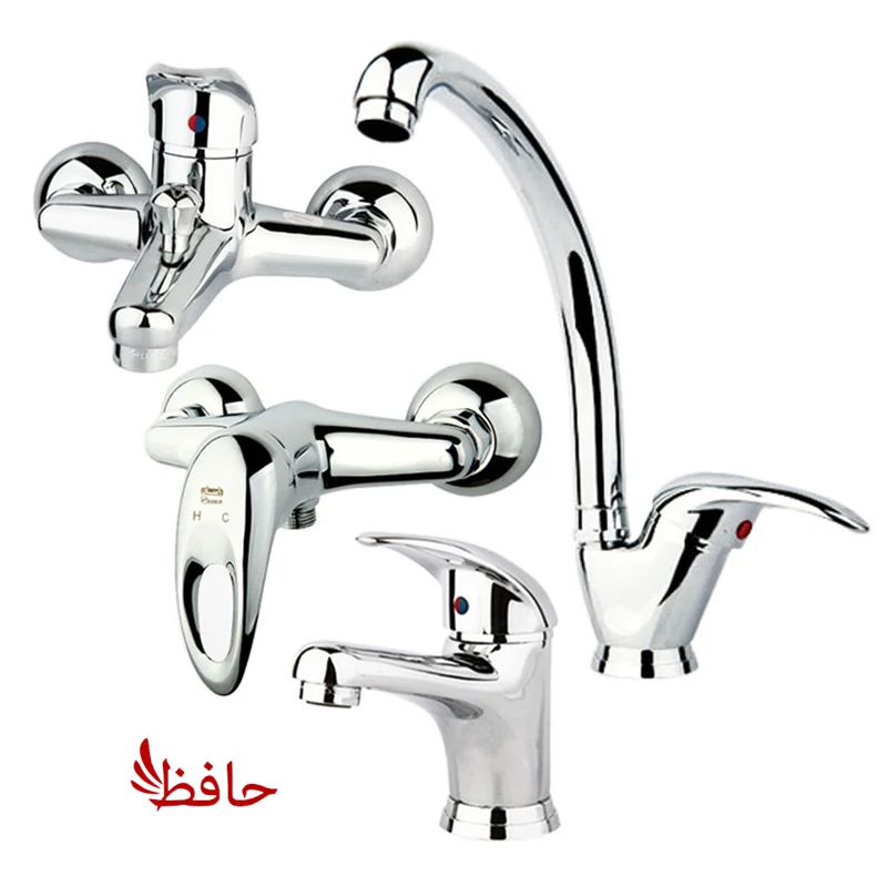 شیر روشویی راسان مدل مروارید کروم