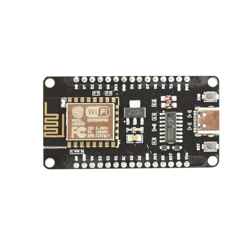 برد توسعه NodeMCU با نمایشگر OLED دارای هسته وایفای ESP-12E