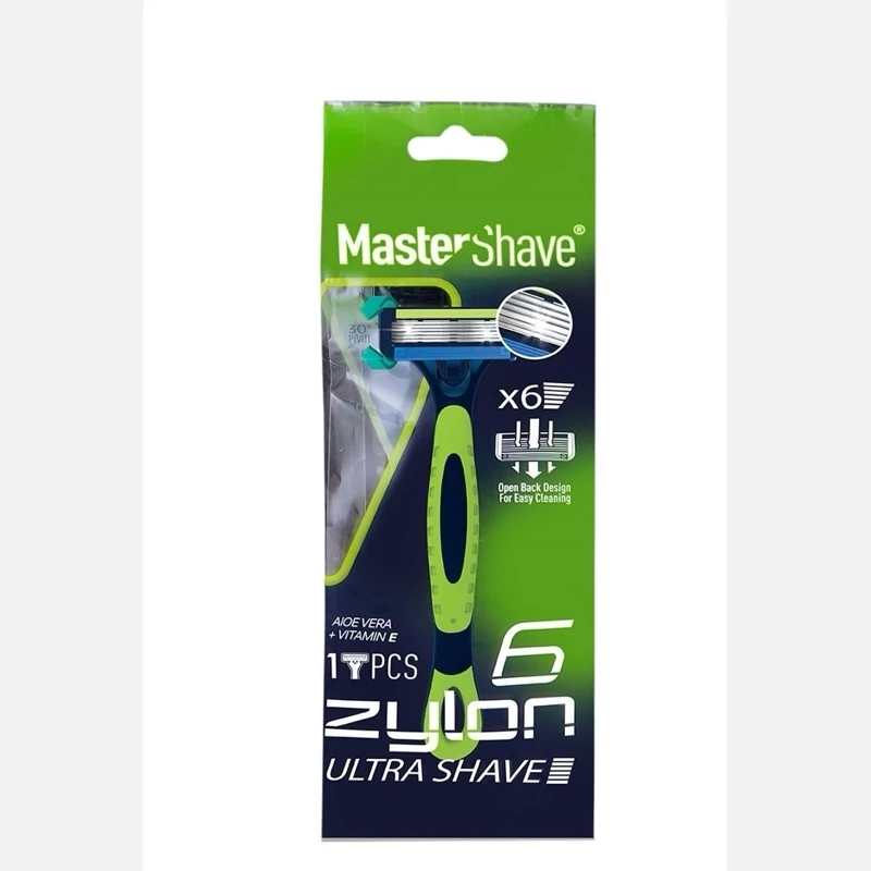 ژیلت شش لبه مردانه مستر شیو Master Shave بسته 1 عددی