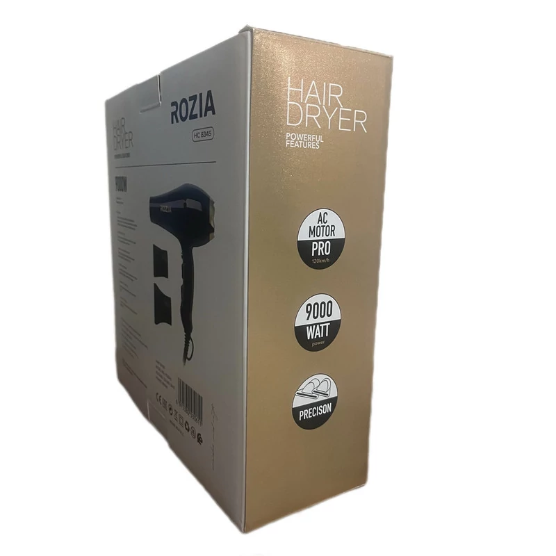 سشوار حرفه ای روزیا مل 8345 توان 9000وات