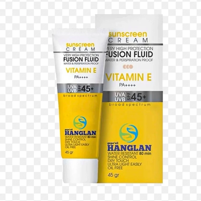 ضد آفتاب فیوژن فلویید بژ روشن هانگلن SPF45 حجم 45 گرم