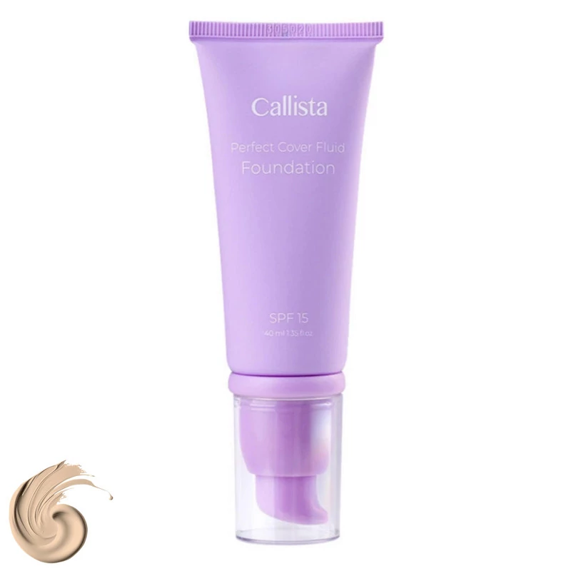 کرم پودر فلوئیدی پرفکت کاور کالیستا CALLISTA Perfect Cover Fluid Foundation