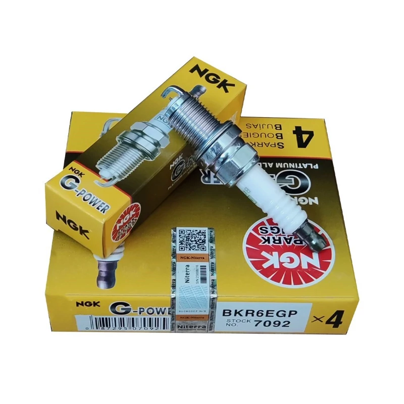 شمع اصلی سوزنی پایه کوتاه BKR6EGP-7092 تیبا-کوییک-ساینا-شاهین-ال 90-پژو 206 تیپ 2 برند NGK (یک عدد)