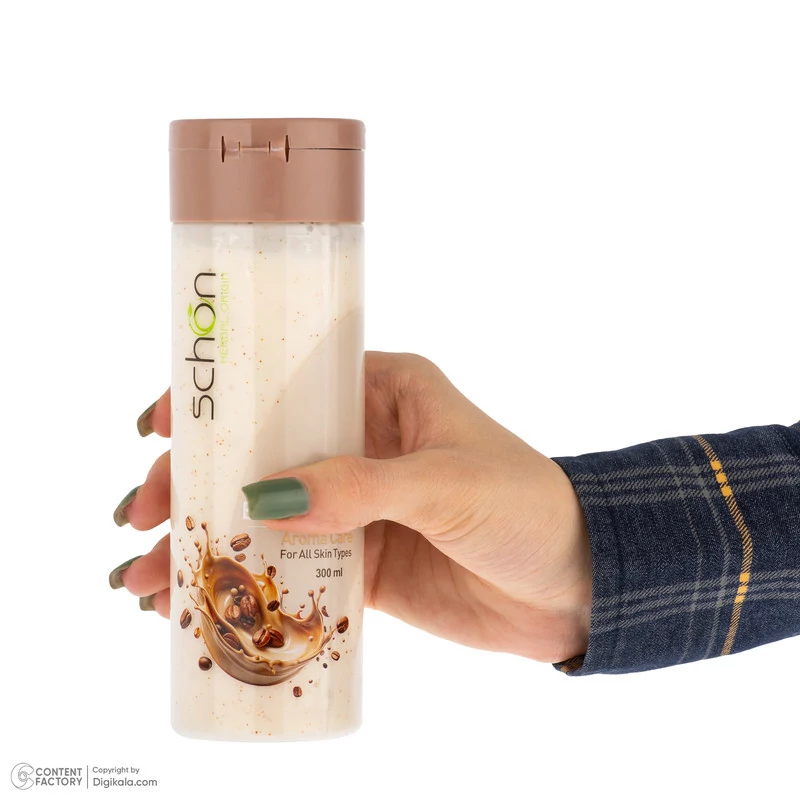 شامپو بدن کرمی مغذی شیر نارگیل شون|Schon Nourishing Coconut Milk Creamy Body Shampoo