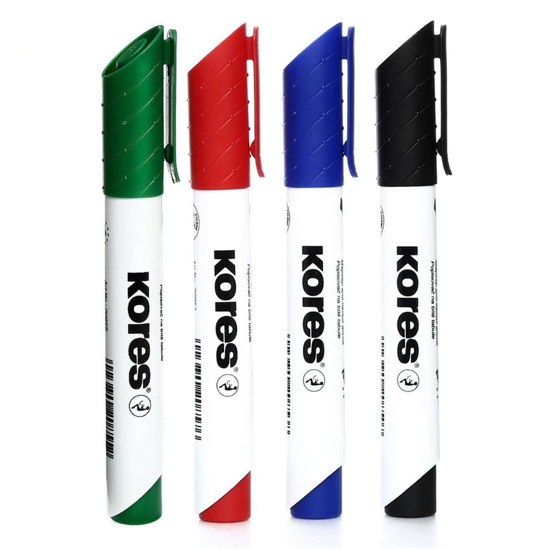 ماژیک وایت برد 10 رنگ کورس مدل Kores XW1