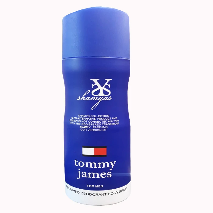 اسپری خوشبو کننده بدن مردانه شمیاس مدل Tommy James حجم 200 میلی لیتر