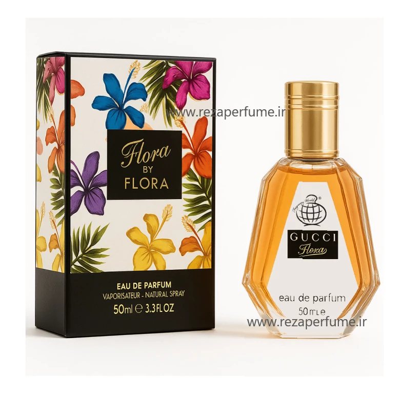 ادکن فراگرنس ورد مدل فلورا بای گوچی 50 میل FLORA BY GUCCIمدل 1