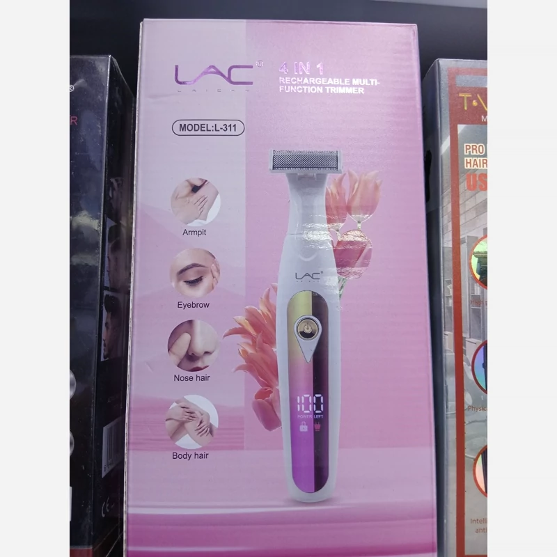 ماشین اصلاح زنانه (موزن) چندکاره LAC L-311 صورت و بدن شارژی