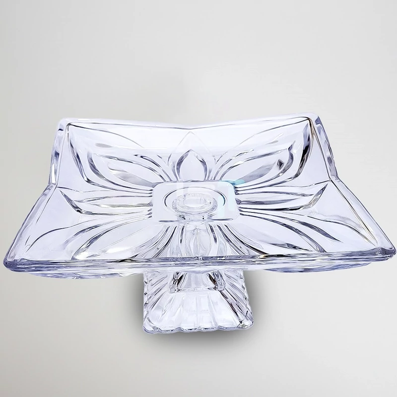 ظرف سرو پایهدار کریستالی ژاپنی Silica مدل Tiara (ارسال رایگان)