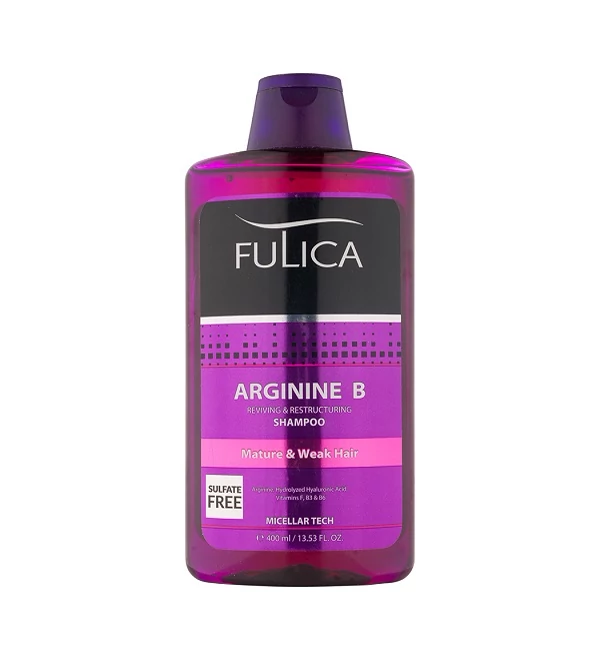 شامپو تقویت کننده و احیا کننده آرژنین بی فولیکا Arginine B Reviving And Restructuring Shampoo Fulica