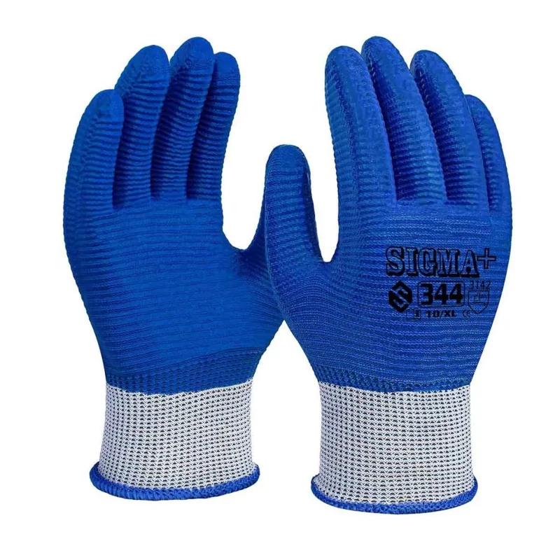 دستکش کارنیتریل تمام مواد سیگما کد 344 (بسته 12 عددی )