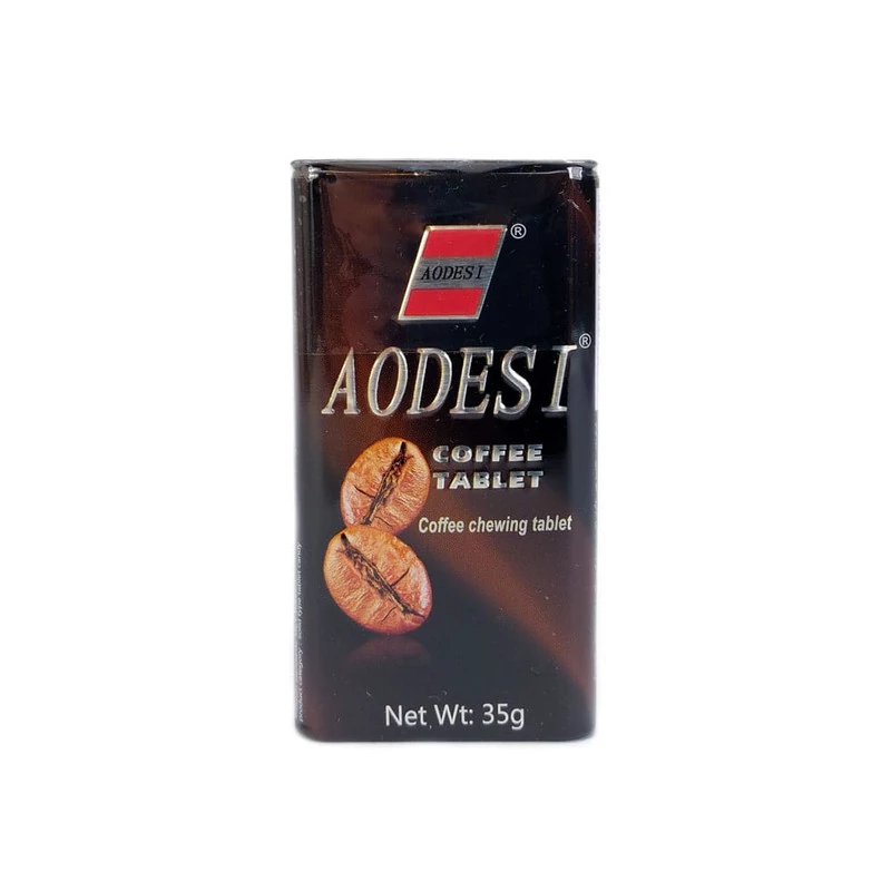 قرص جویدنی قهوه آودسی مدل coffee tablet وزن 32گرک 