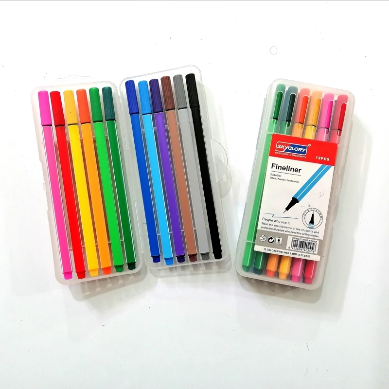 روان نویس اسکای گلوری مدل Fineliner بسته 10 رنگ