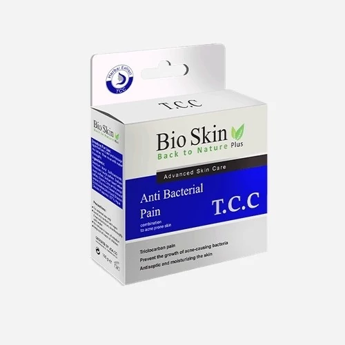 صابون ضد باکتری بایو اسکین مدل تی سی سی وزن 100 گرم
