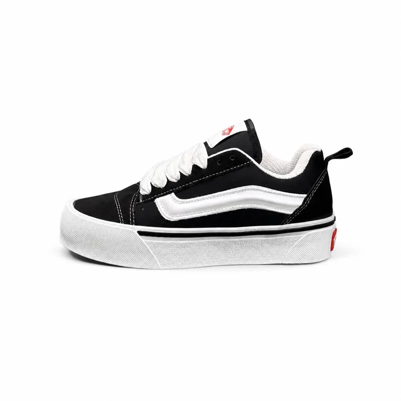 کفش کتانی زنانه و مردانه و بزرگ پا مدل ونس اولداسکول کنو مشکی Vans oldskool Knu
