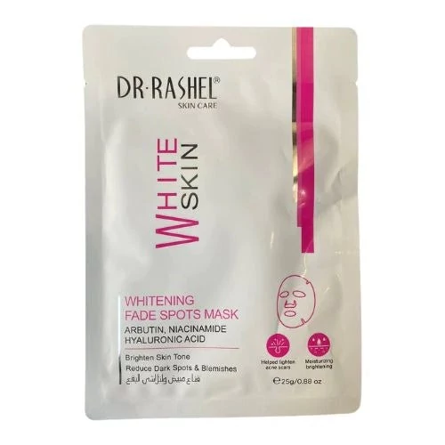 ماسک ورقهای روشنکننده و محوکننده لکهای پوست دکتر راشل (DR. RASHEL White Skin Whitening Fade Spots Mask)