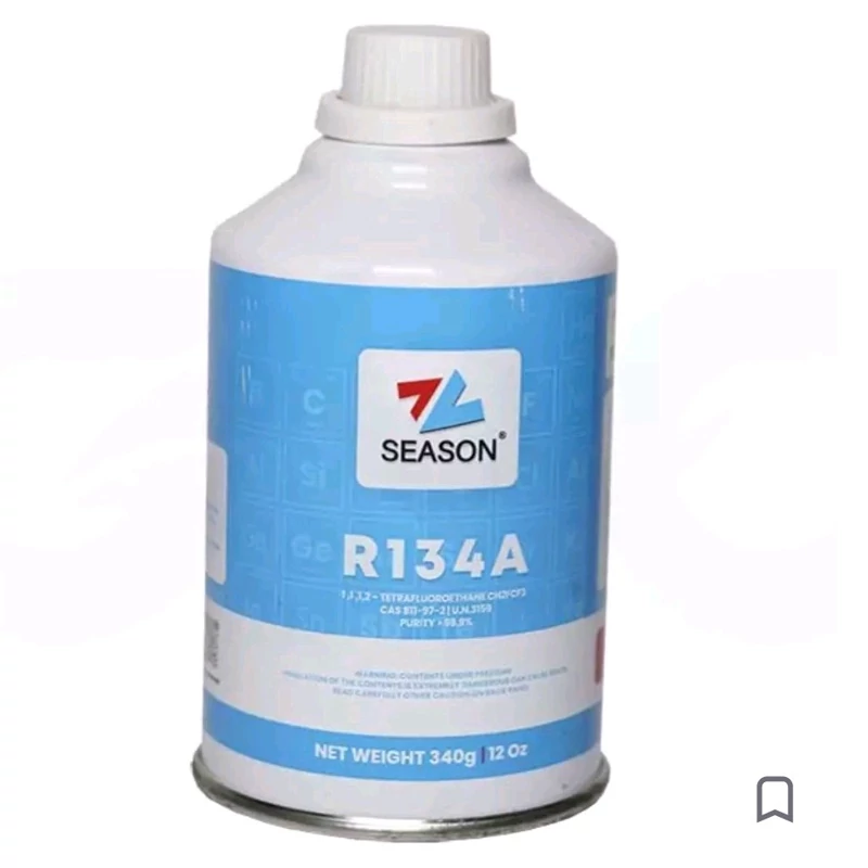 گاز R134 سیزن 340 گرم خالص سوپاپی