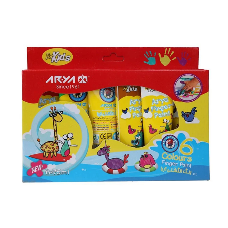 رنگ انگشتی 6 رنگ آریا Arya 7015