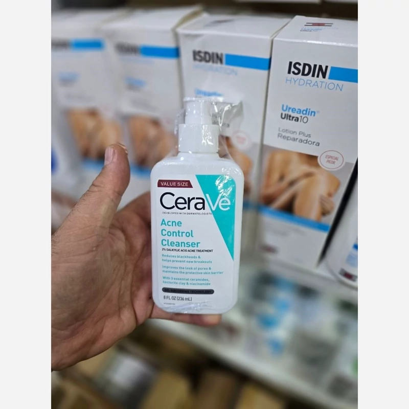 ژل شستشوی صورت ضد جوش مخصوص پوست های چرب و مستعد آکنه سراوی Cerave Acne Control Cleanser 237ml