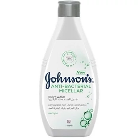 شامپو بدن آنتی باکتریال جانسون حاوی رایحه نعناعJOHNSONS