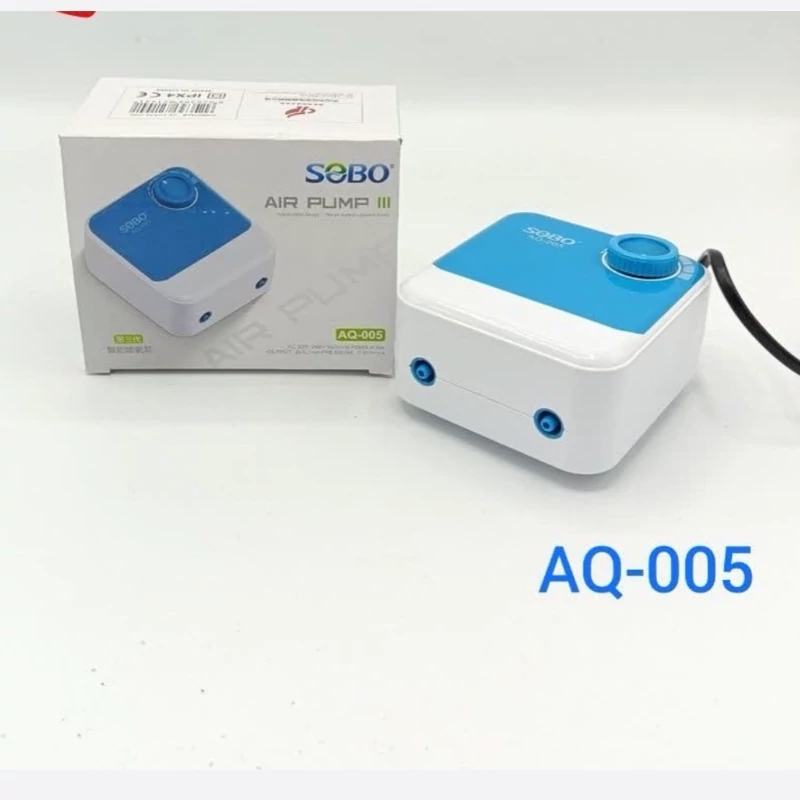 پمپ هوای دو خروجی AQ-005 سوبو (ولوم دار بیصدا)