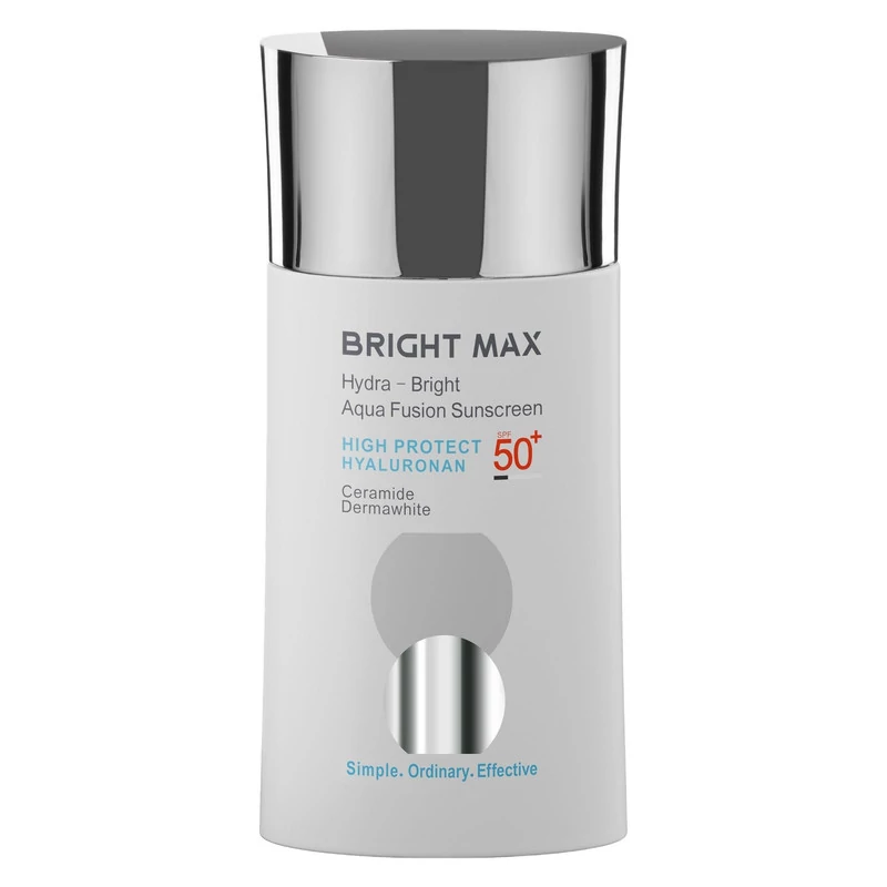 ضد آفتاب فلوئیدی بی رنگ برایت مکس spf50 حجم 50 میلی لیتر