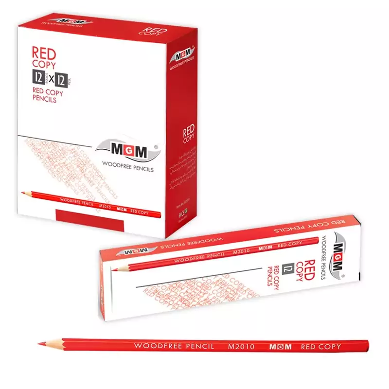 مداد قرمز ام جی ام MGM M2010 بسته 4 عددی