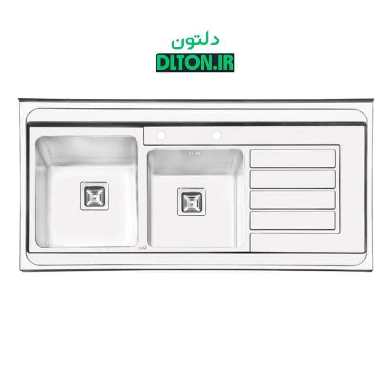 سینک ایلیا استیل 1063 روکار
