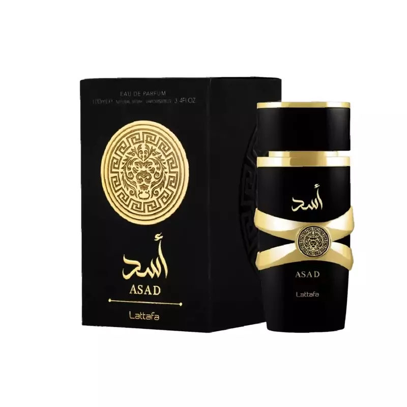 ادکلن لطافه اسد مردانه اصل حجم 100 میلی لیتر
