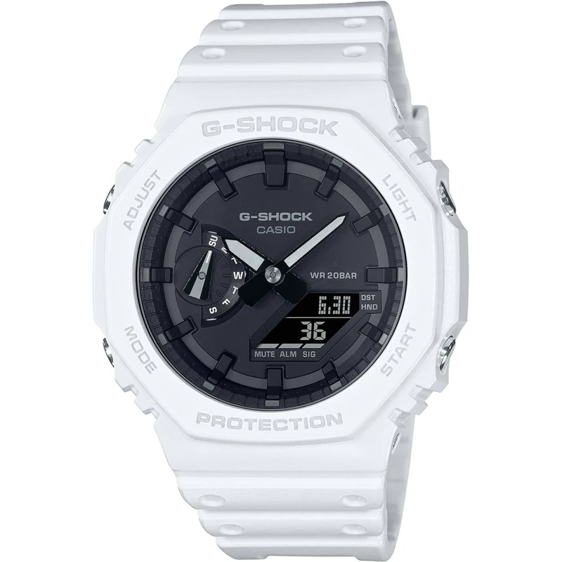 ساعت جی شاک سفید G-Shock GA2100-7A