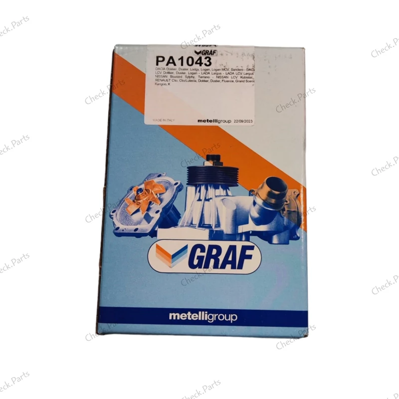 واتر پمپ اصلی رنو L90 گراف ایتالیا GRAF