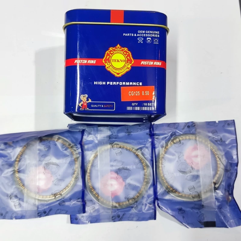 رینگ تکی پیستون موتورسیکلت هندا125برند تکنو اصلی