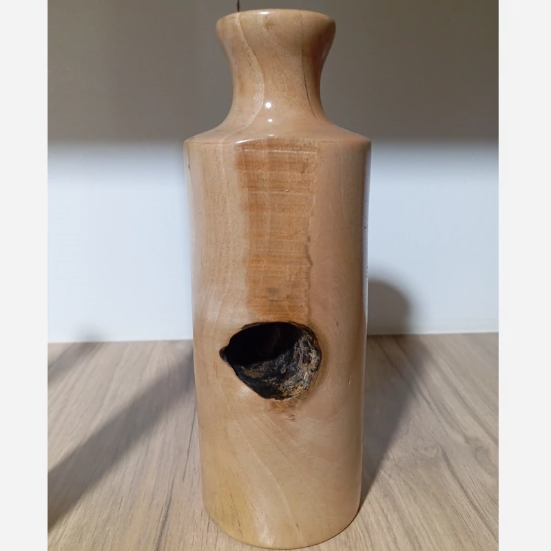 استوانه شیشه ای قطر10 ارتفاع18 درجه1(گلدان شیشه ای)(تنگ)