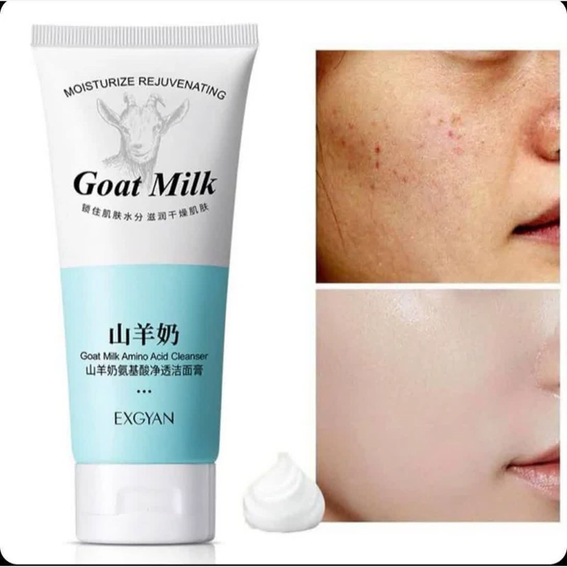 فوم شست و شوی صورت شیر بز اکسیجان حجم 100g